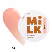 Бескислотный холодный гель для моделирования и укрепления Milk Modeling cool gel 08 Shell 15г