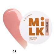 Бескислотный холодный гель для моделирования и укрепления Milk Modeling cool gel 09 Almond 15г